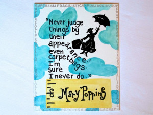 Mary Poppins by LoveForWords on Etsy, €17,00