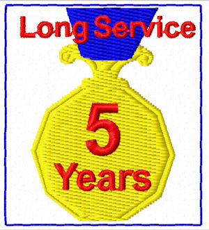 Long Service Award Medal With And