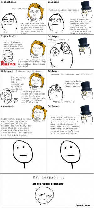 High School Vs College……