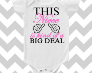 This Niece is kind of a Big Deal CU STOMIZE Font Color Bodysuit by ...