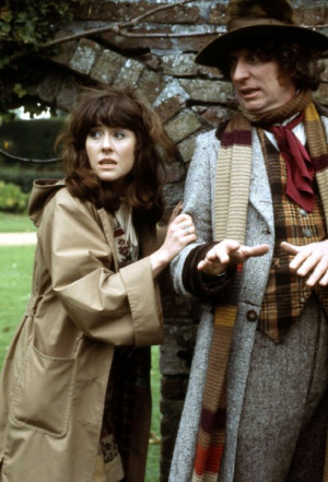 Still of Tom Baker and Elisabeth Sladen in Doctor Who (1963)