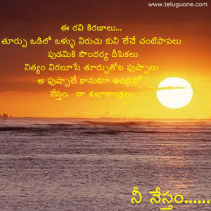 Telugu Friendship Messages