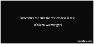 When The Virus Restlessness