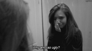 gif girl Black and White tumblr depression suicide b&w cutting ugly ...