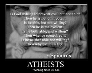 ... up all over the place, I like this one with the Epicurus quote