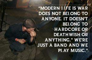 Punk Quotes About Life Why modern life is war was