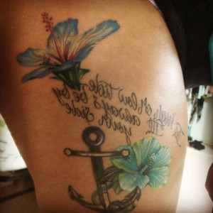 ... Hibiscus Tattoo'S, Hibiscus Flower Tattoo'S, Quotes Tattoo'S, Anchors