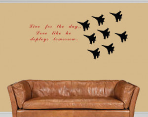 Air Force decal Figh ter jets - cute quotes - Vinyl decal - Military ...