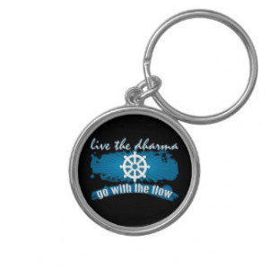 Go with the Flow Dharma Key Chains