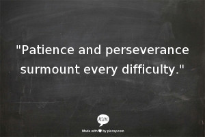 Patience and Perseverance Quotes