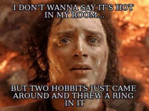 It's so hot in my room too...