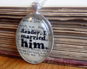 Jane Eyre bronze pendant book page jewellery quote necklace wedding ...