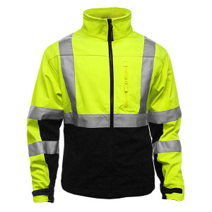 Reflective Apparel Factory Water Resistant Soft Shell Athletic Jacket