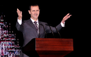 by the Syrian official news agency SANA, Syrian President Bashar Assad ...