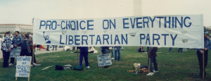 Pro-Choice Libertarians at the November 12, 1989 mass pro-choice rally ...