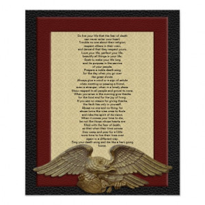 Tecumseh Poem http://www.zazzle.com/live_your_life_chief_tecumseh_gold ...