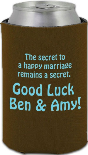 totally wedding koozies funny wedding design themarriedapp com hearted