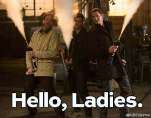 Grimm - Monroe, Nick and Captain Renard