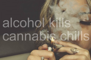 alcohol, cannabis, chill, girl, kills, make up, rings, smoke