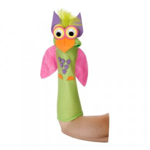 Art Wall Sock Friends Puppets Kit, Owl