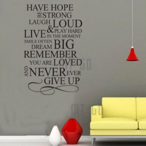 Love do Instant Home Decor Quote Wall Stair Sticker Decal Sheet Vinyl ...