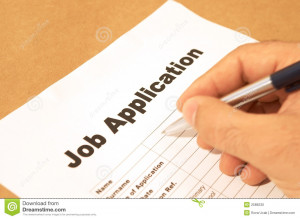 Job Application Form Close