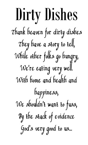Dirty-Dishes-Vinyl-Wall-Art-Words-Decals-Stickers-Decor-Inspirational ...