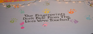 Facebook Covers Colorful Fingerprints Life Quotes Text