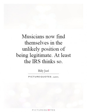 Musicians now find themselves in the unlikely position of being ...