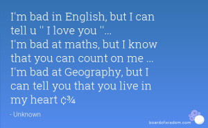 ... count on me ... I'm bad at Geography, but I can tell you that you live