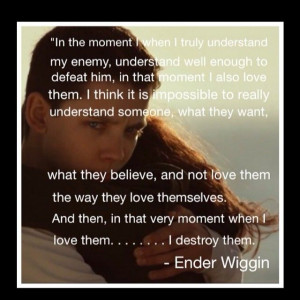 Ender wiggin quote