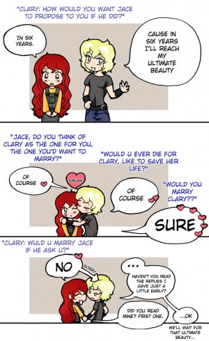 The Mortal Instruments - Questions and responds 35 by Felwyn
