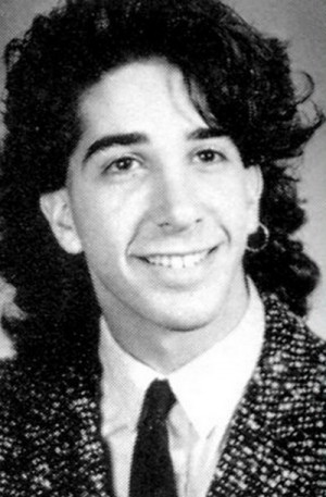 Young David Schiwmer before he was famous yearbook picture