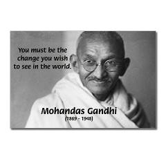 Loyalty to Cause: Gandhi Postcards (Package of 8)