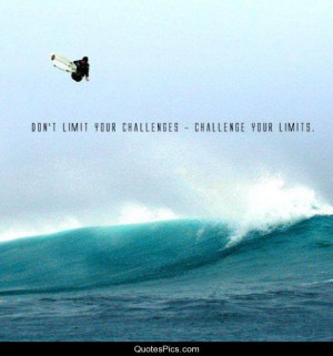 challenge your limits – Surfer
