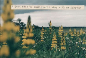 ... Quotes Pics • I just need to know you’ll stay with me forever