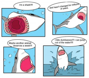funny shark comics