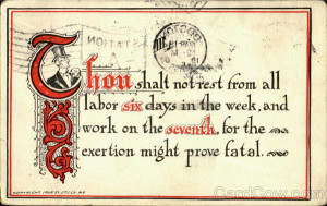 Thou shalt not rest Phrases & Sayings
