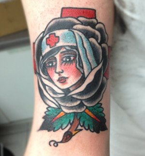 original instagram link to the rose of no mans land tattoo - Photo by ...