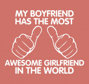 Shirt For Womens Shirt Awesome Girlfriend T-Shirt Girl Boy Shirt ...