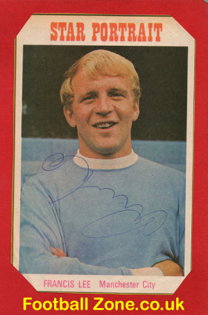 Manchester City Francis Lee Genuine Autographed Picture