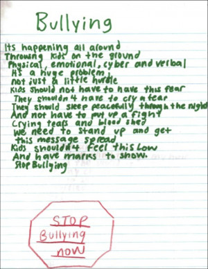 sad bullying poems that make you cry