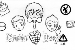 Green Day Cartoon