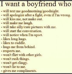Perfect Boyfriend Tumblr List