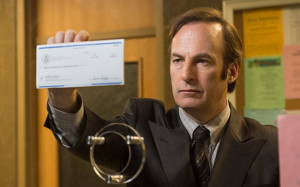 Bob Odenkirk as lawyer Saul Goodman in Better Call Saul Photo: © AMC ...