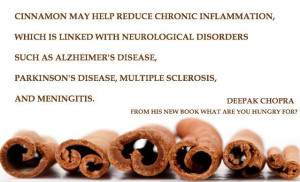 Cinnamon can help reduce chronic inflammation