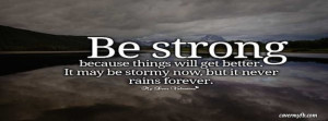 Be Strong Facebook Cover
