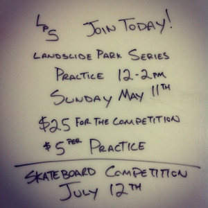 Join today! Landslide Park Series Practice 12-2pm Sunday May 11th $25 ...