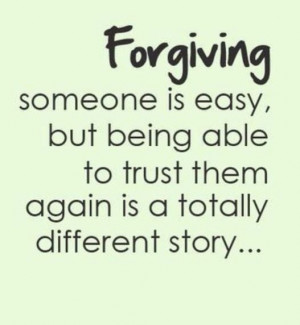 Trust again?!