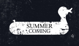 Summer is coming card saying